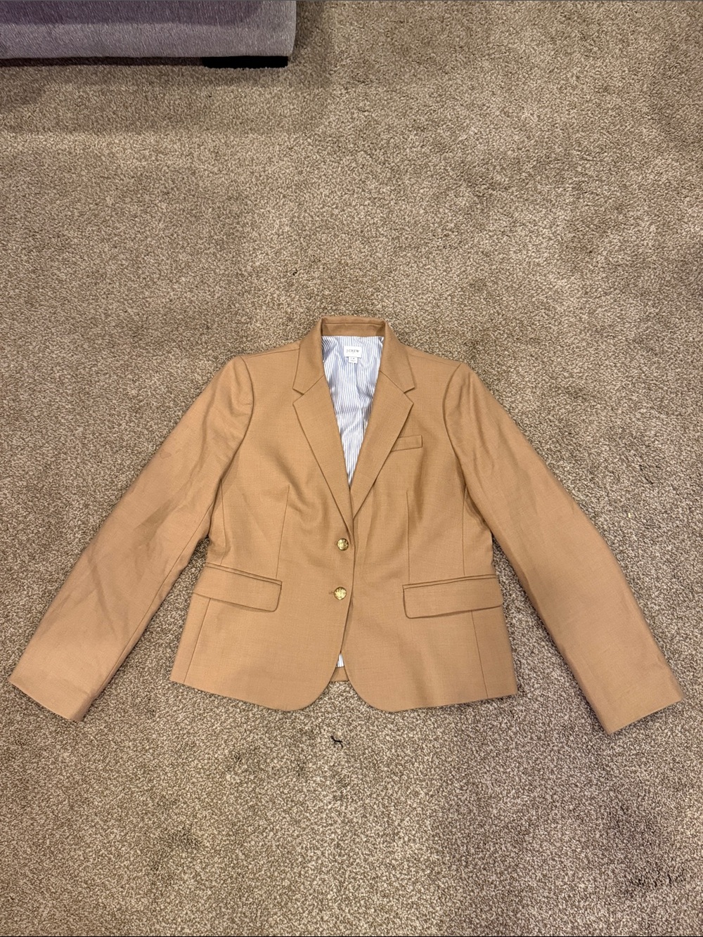 J. Crew Women's Tan Blazer Jacket